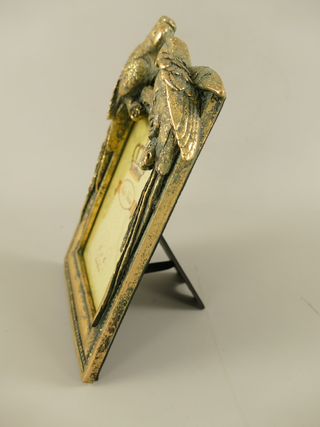 *ANG. Bilderrahmen(4x6) Polyst. Gold farbig H.23cm
