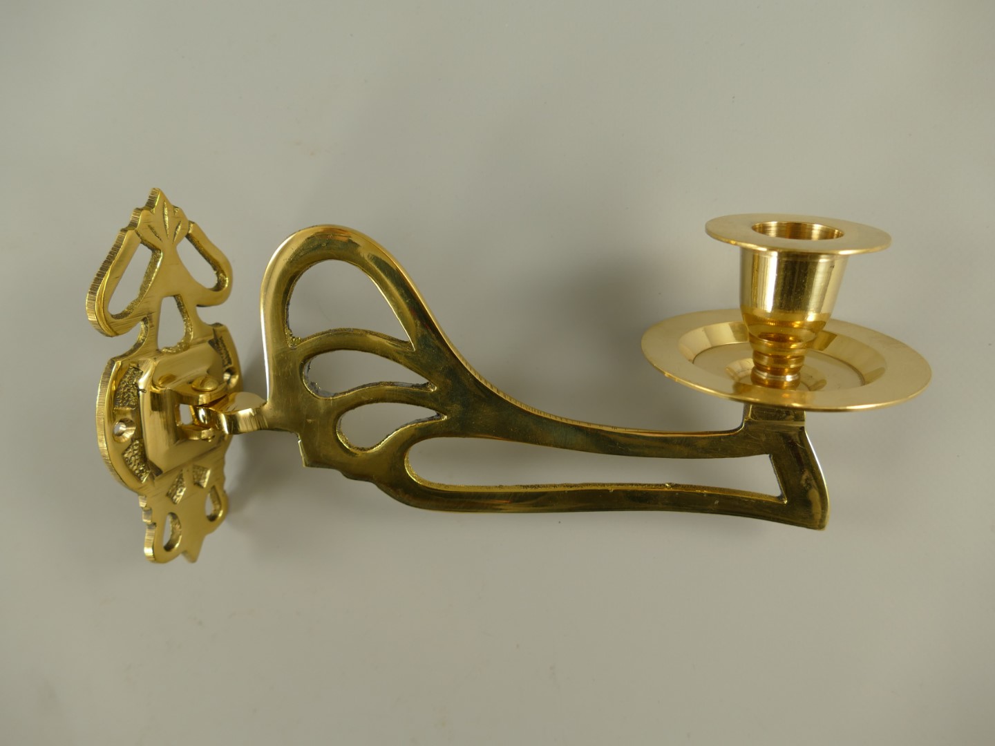 Klavierleuchter Messing L.23x12cm