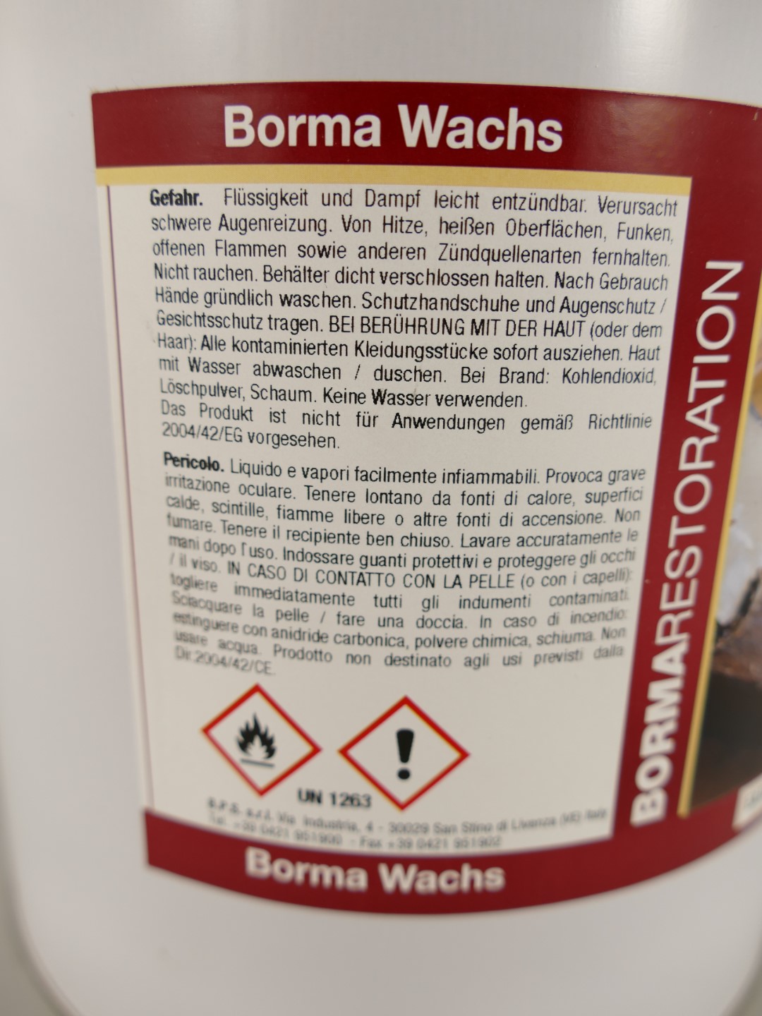 *NT Borma Hartholzabbeizer flüssig 5Kg.(4Ltr.)