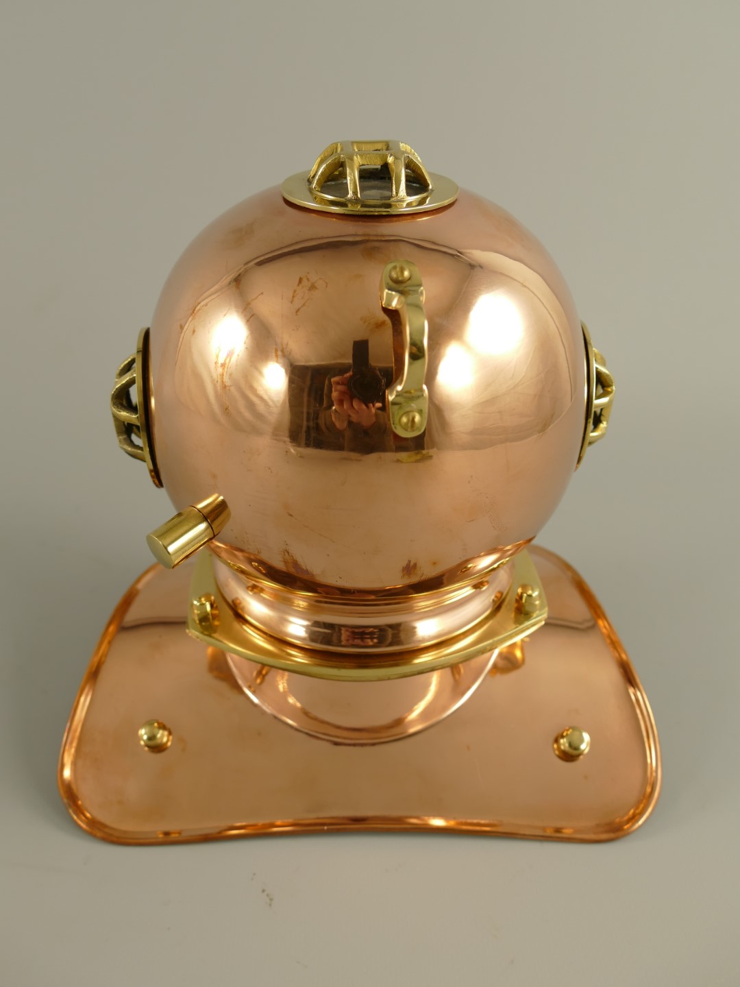 Taucherhelm Kupfer H.20cm