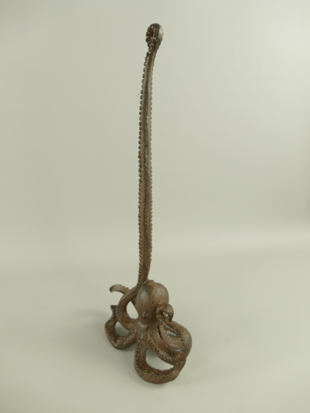 Klopapierhalterung Eisen rustikal braun H.46cm