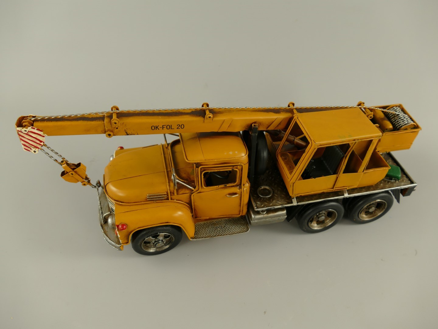 #Krahnwagen Antik Eisen L.47x17x13cm