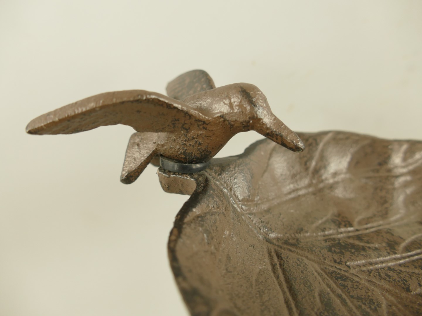 Vogeltränke eisen rustikal braun H.100x20cm