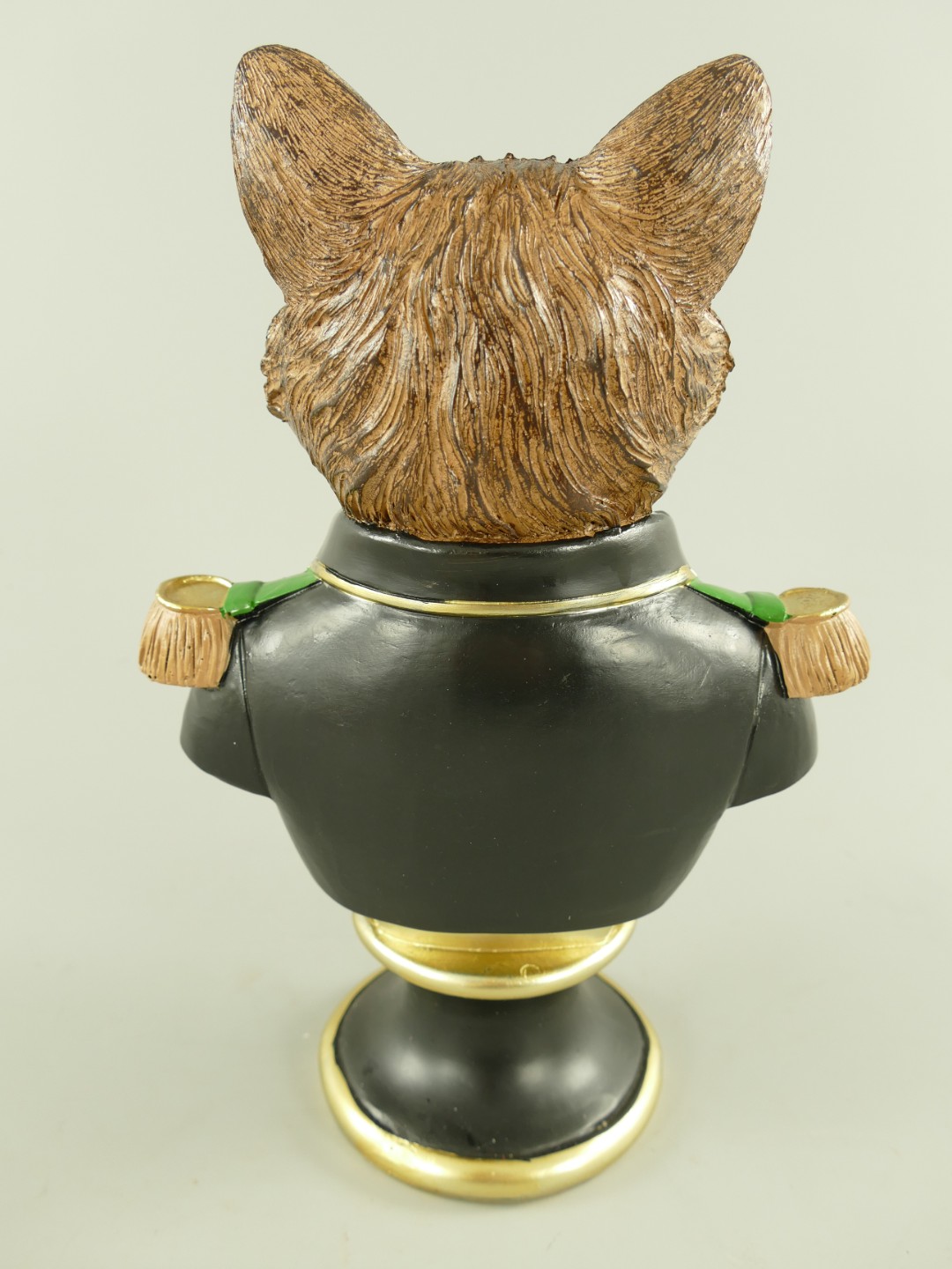 Figur Polystein Fuchs farbig H.31x20x13cm