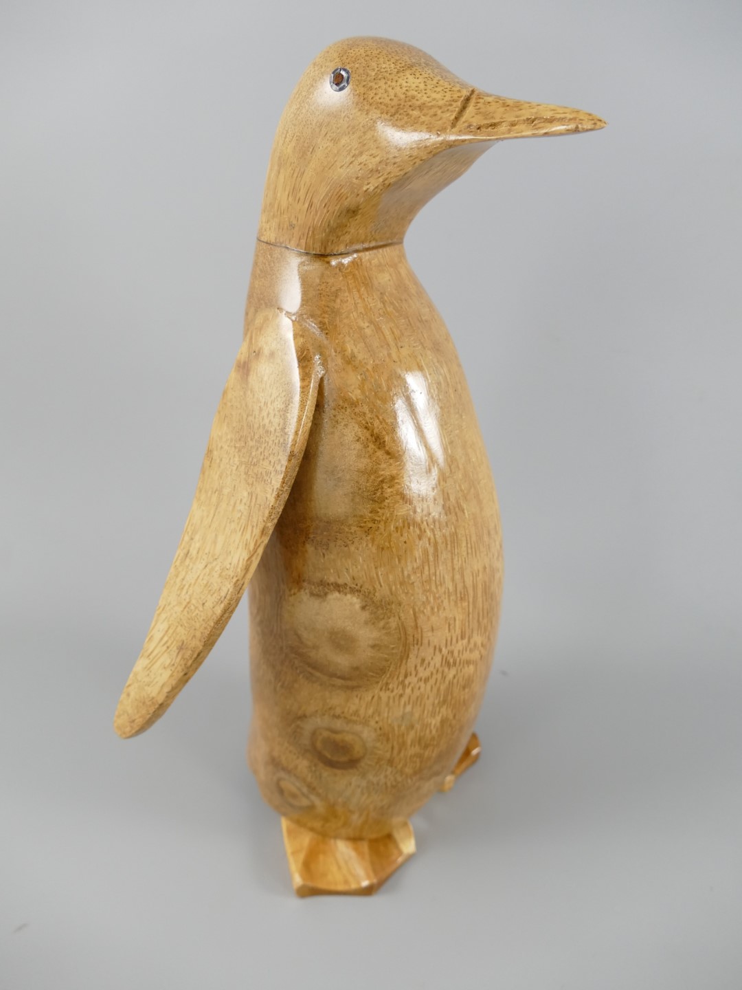 *NT Pinguine Teak H.32x21cm