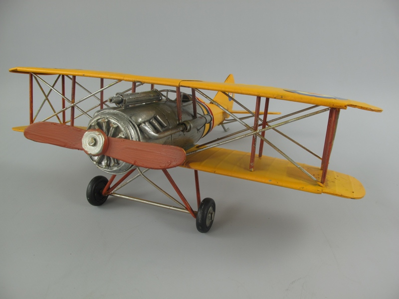 Flugzeug Antik Eisen L.39x42cm