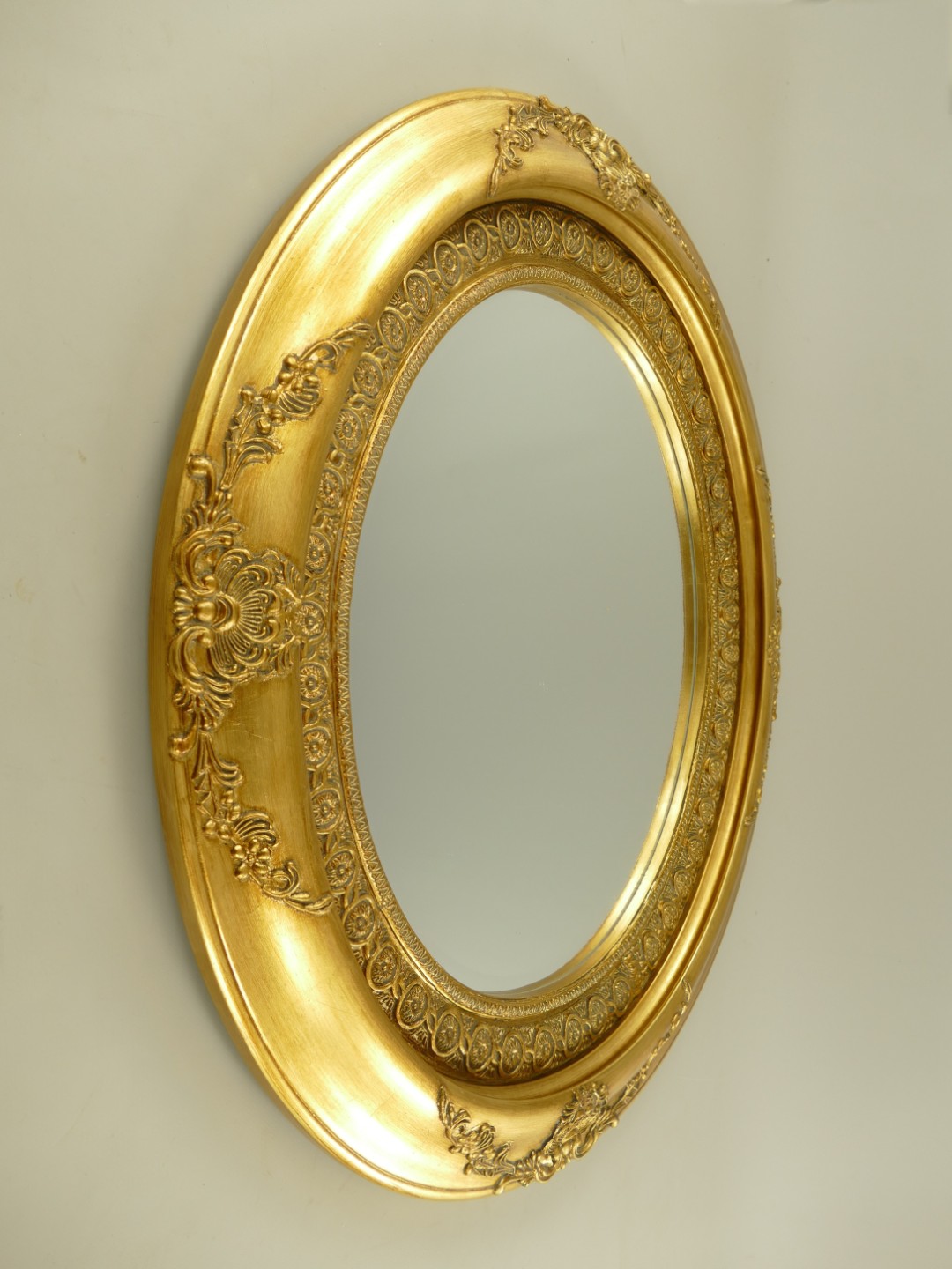(*)*NT Spiegel gold geschliffen H.87x77cm