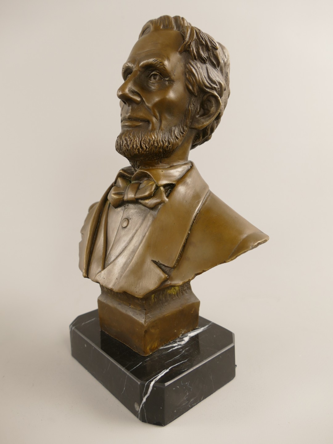 *RAUS*PREIS* Figur Bronze Abraham Lincoln H.27cm