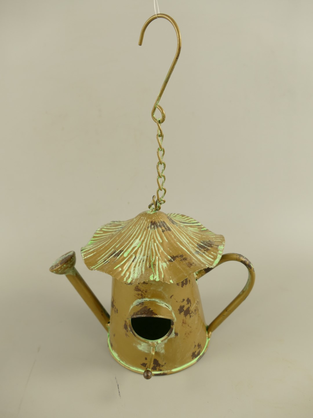 Vogelhaus Grün farbig H.34cm