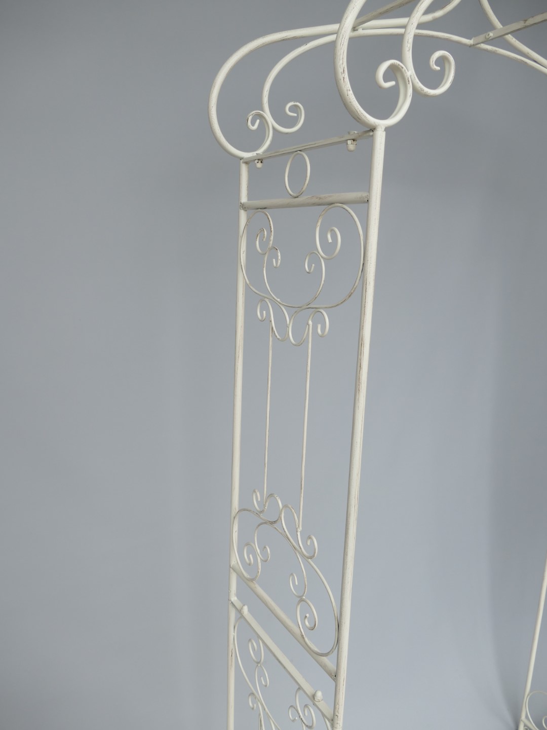 Rosenbogen rustikal weiss H.235x130cm