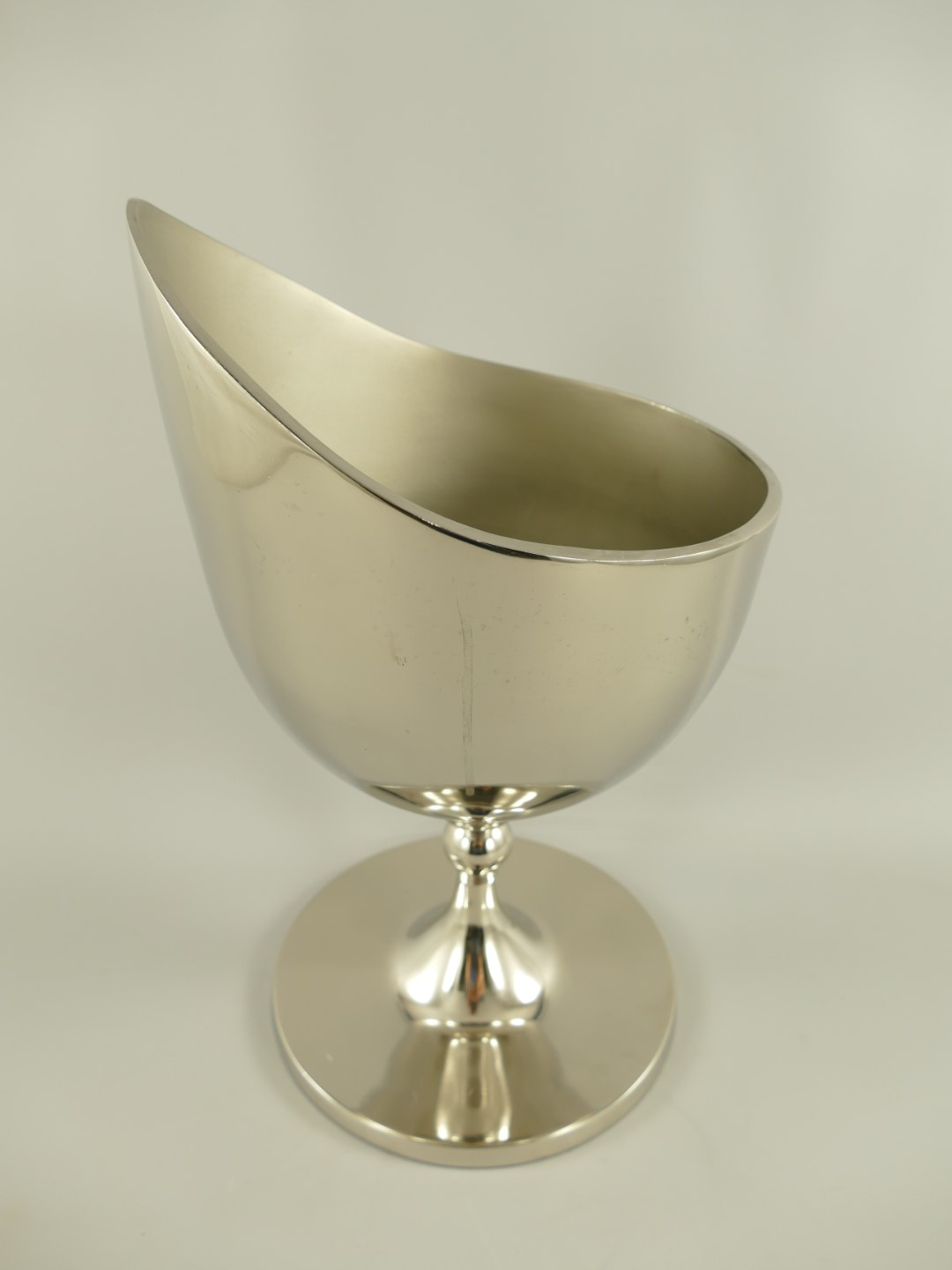 Weinkühler Sektkühler Alu vernickelt H.39x23cm