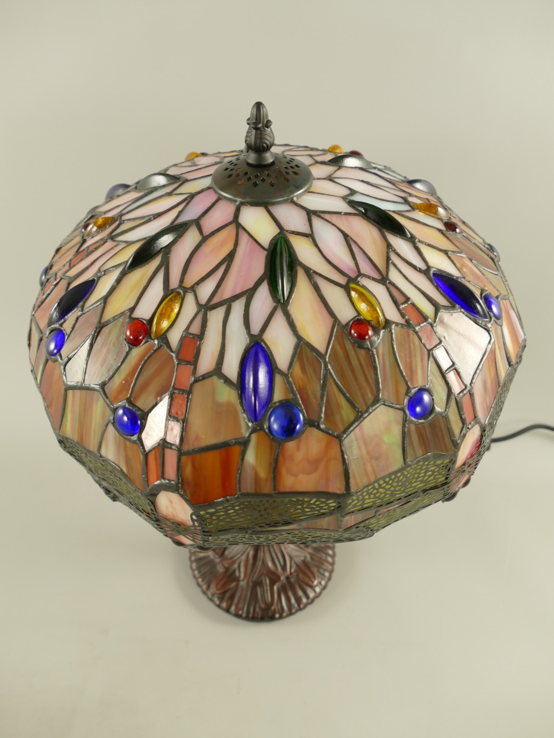 Lampe Tiffany fassung E27 H.46cm