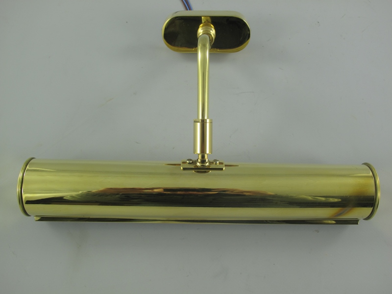 Bilderlampe Messing 2-Fassung B.30cm