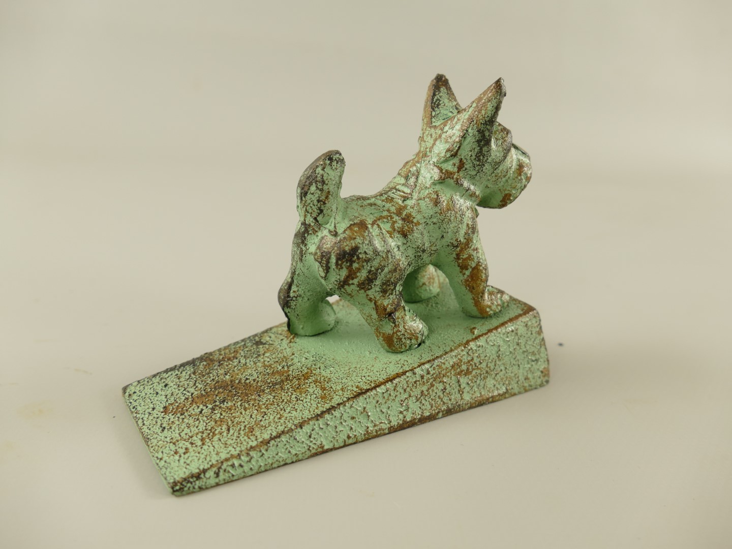 Türstopper Hund Gußeisen farbig H.9cm