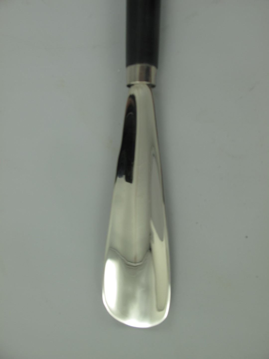 Schuhanzieher vernickelt griff schwarz L.48x10cm