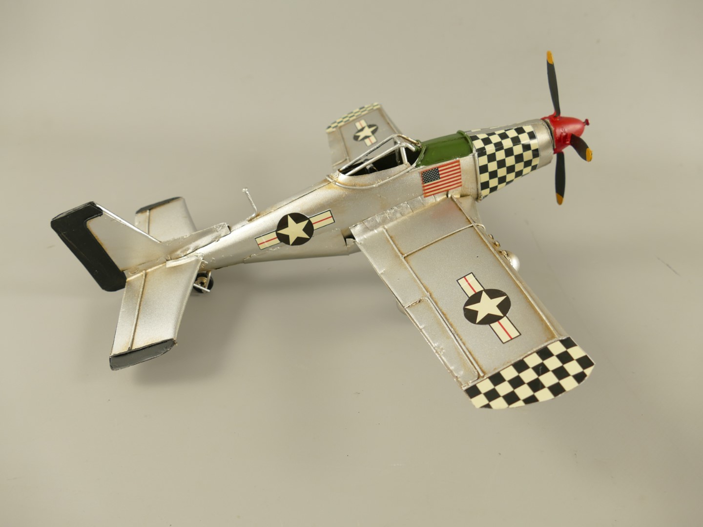 Flugzeug Antik Eisen L.34cm