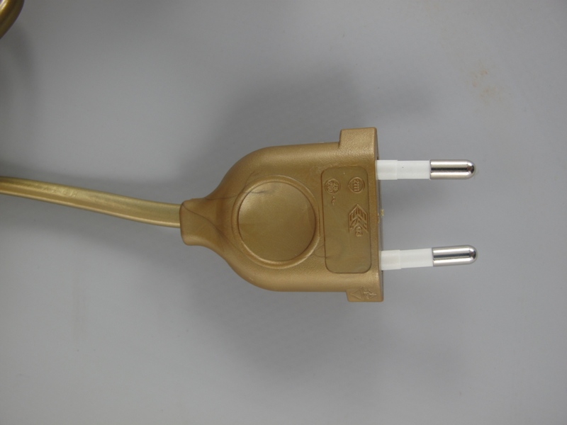 *A? Bilderlampe Messing brüniert 2-Fas. B.33cm