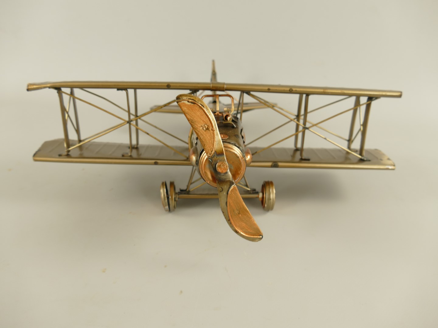 *ANG. Flugzeug Antik Eisen metallic farb.L.33x13cm