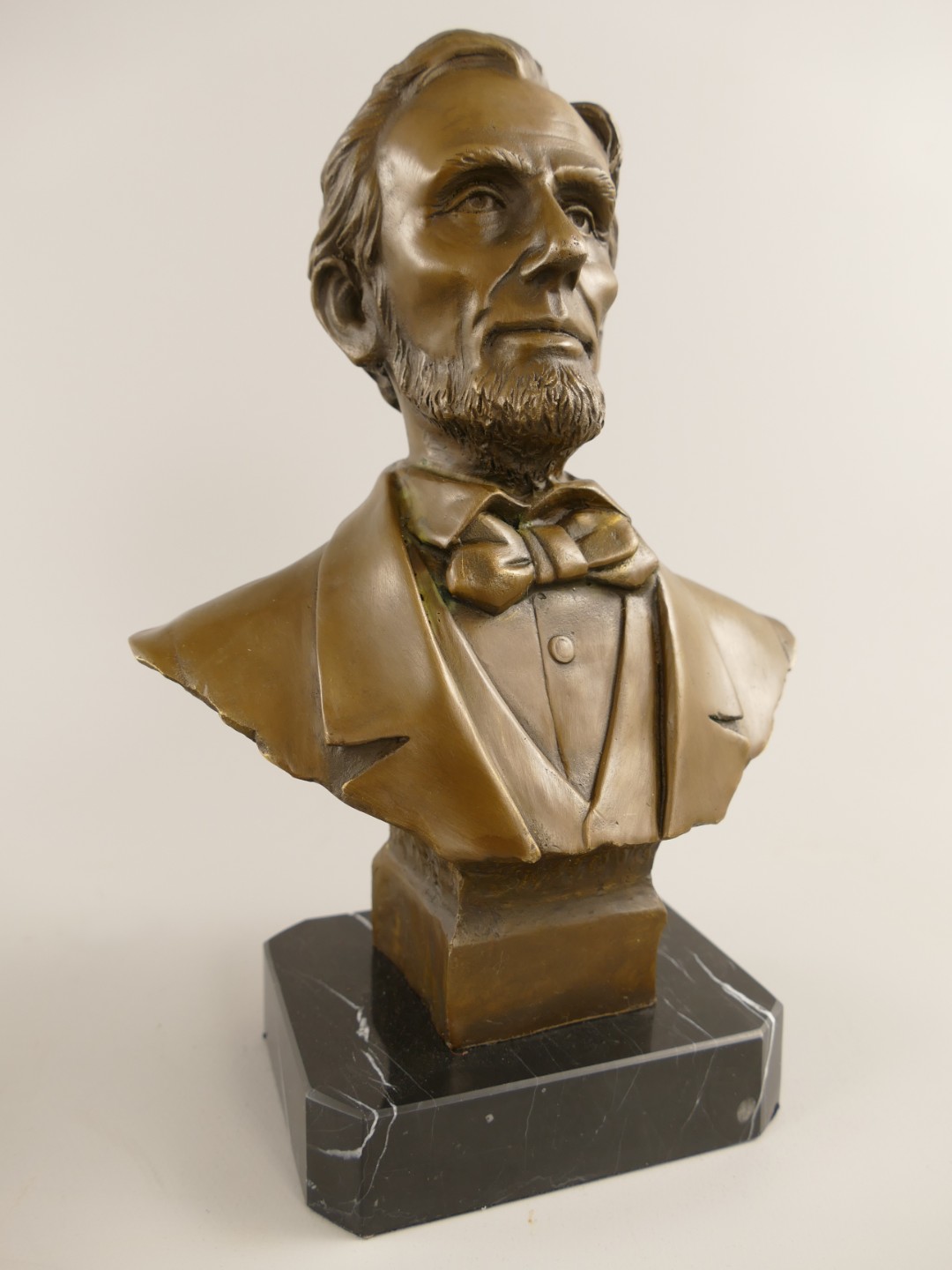 *RAUS*PREIS* Figur Bronze Abraham Lincoln H.27cm