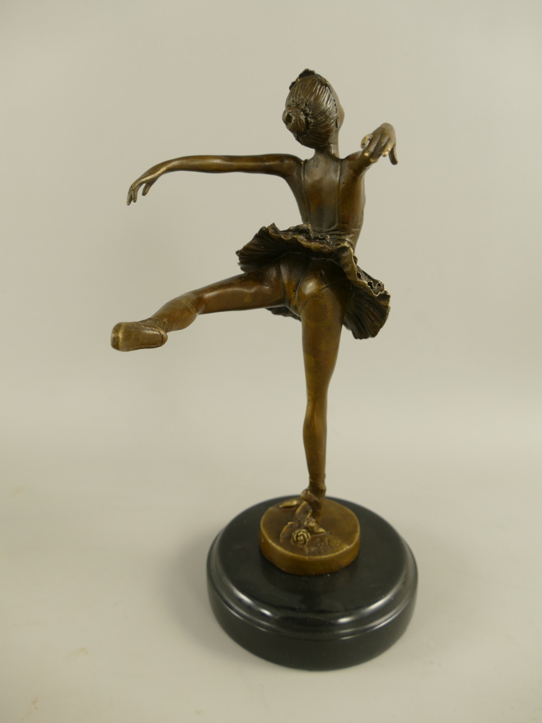 Figur Bronze Ballerina H.28x12x16cm