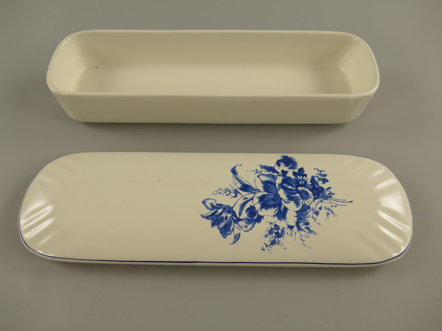 *NT Waschset 5tlg. Porzellan Blau blume H.35cm SET