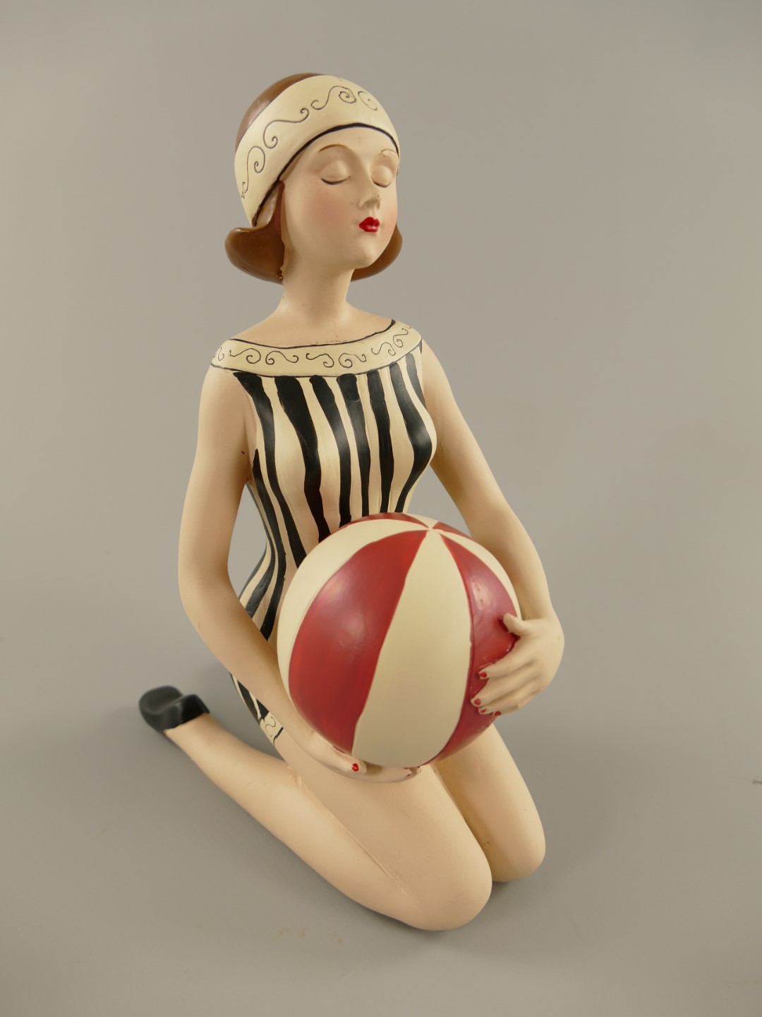Badepuppe Polystein farbe H.21cm