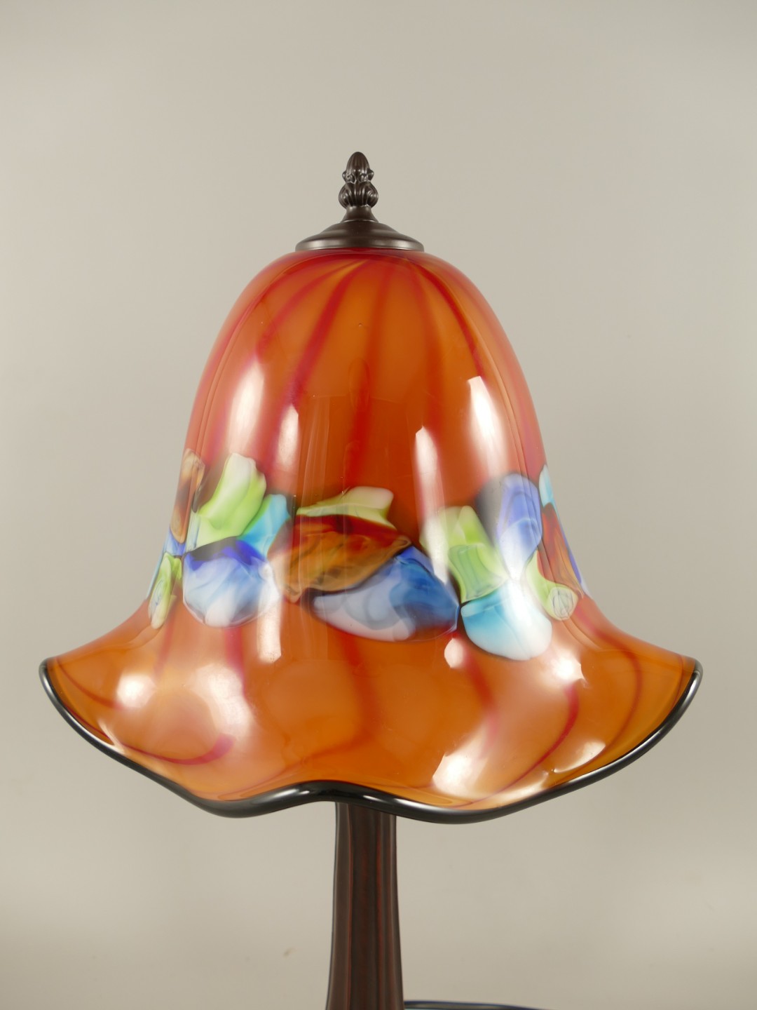 Lampenschirm/Fuss 122.595 Glas farbe H.53cm