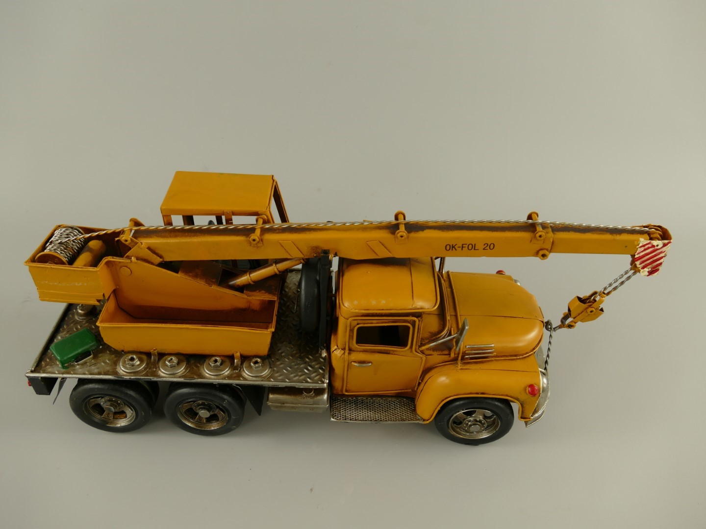 #Krahnwagen Antik Eisen L.47x17x13cm
