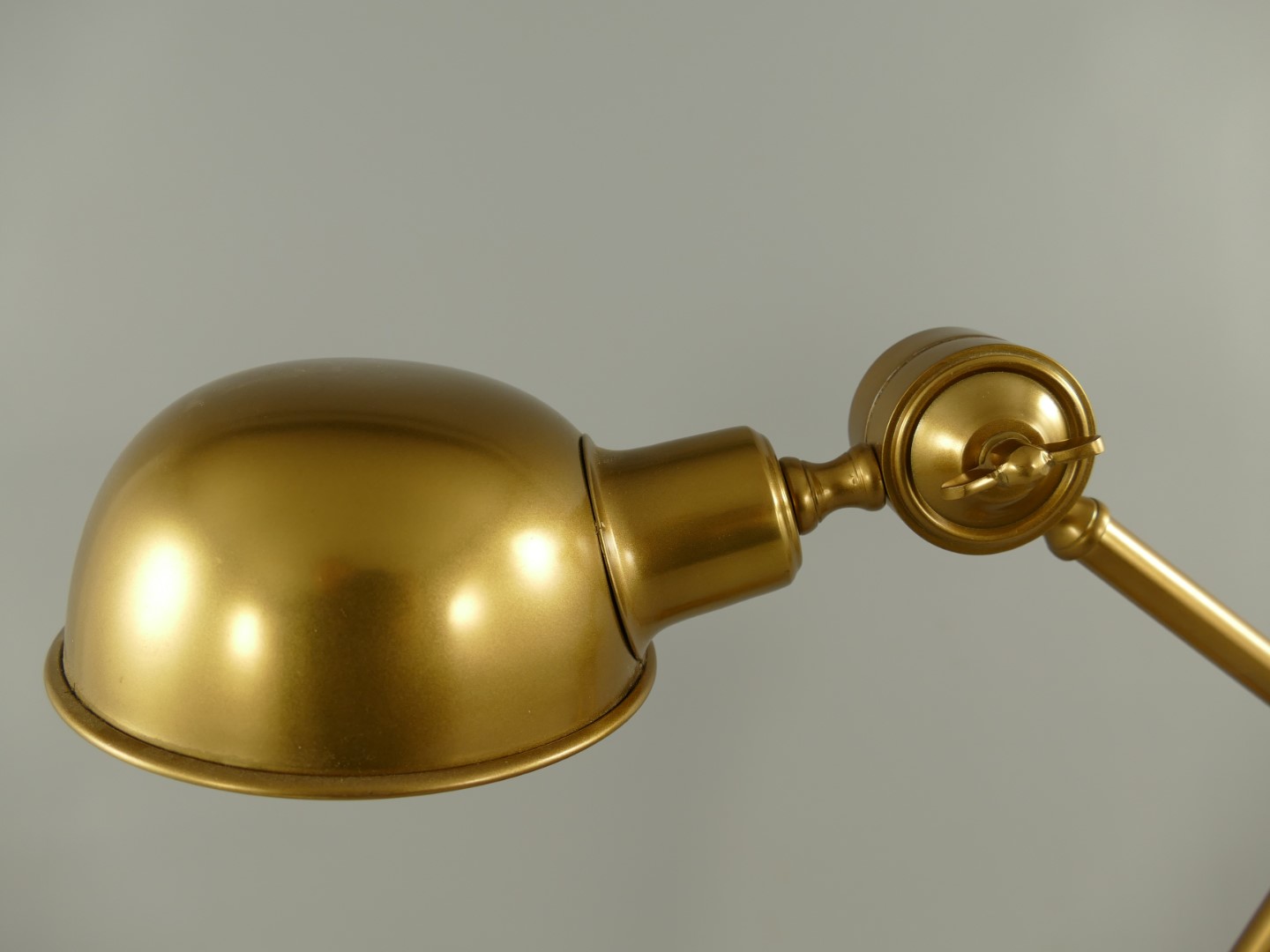 Stehlampe ALU Messing brüniert farbig H.60x15cm