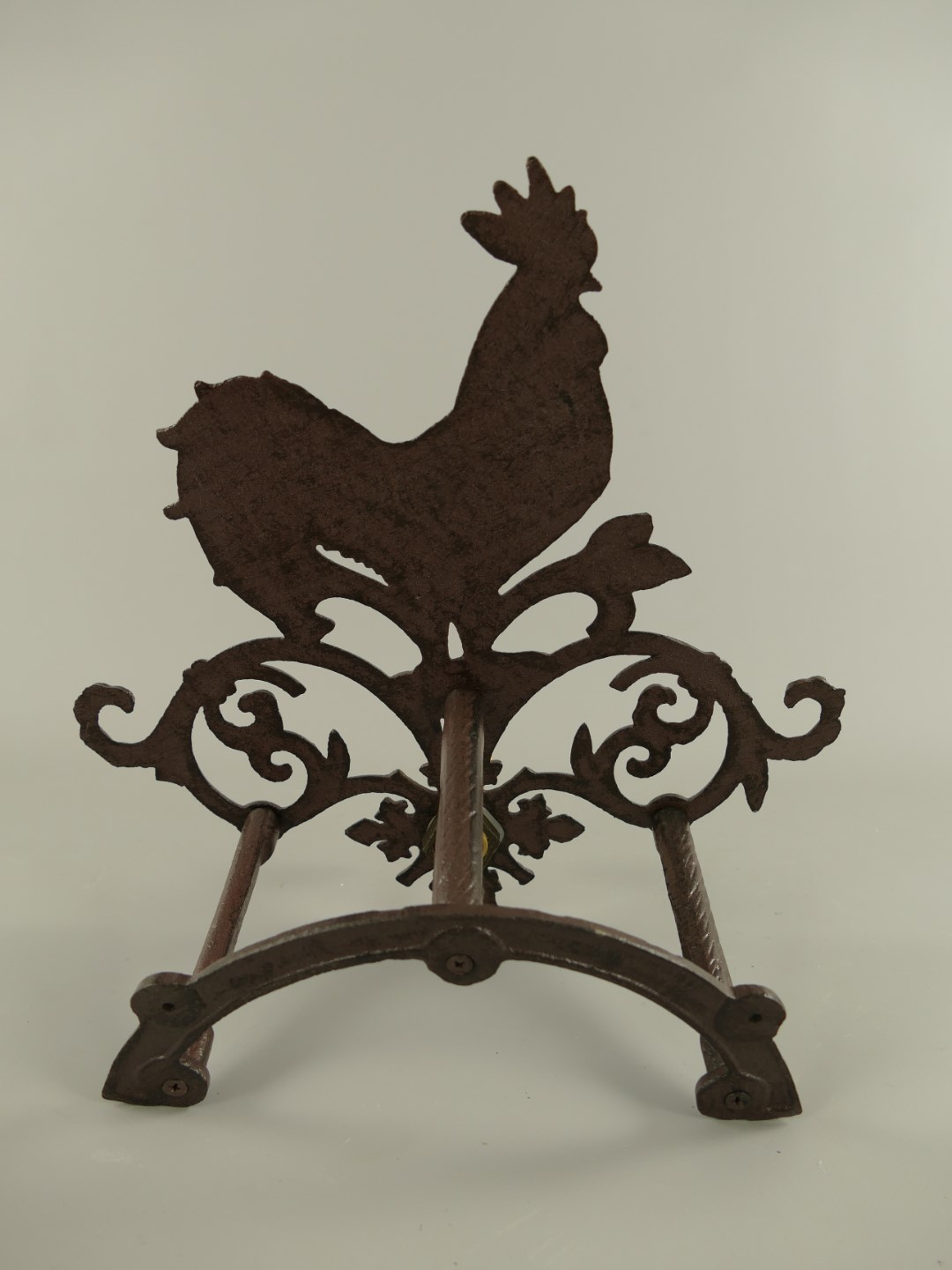 *ANG. Schlauchhalter/Wasserhahn Eisen braun H.35cm