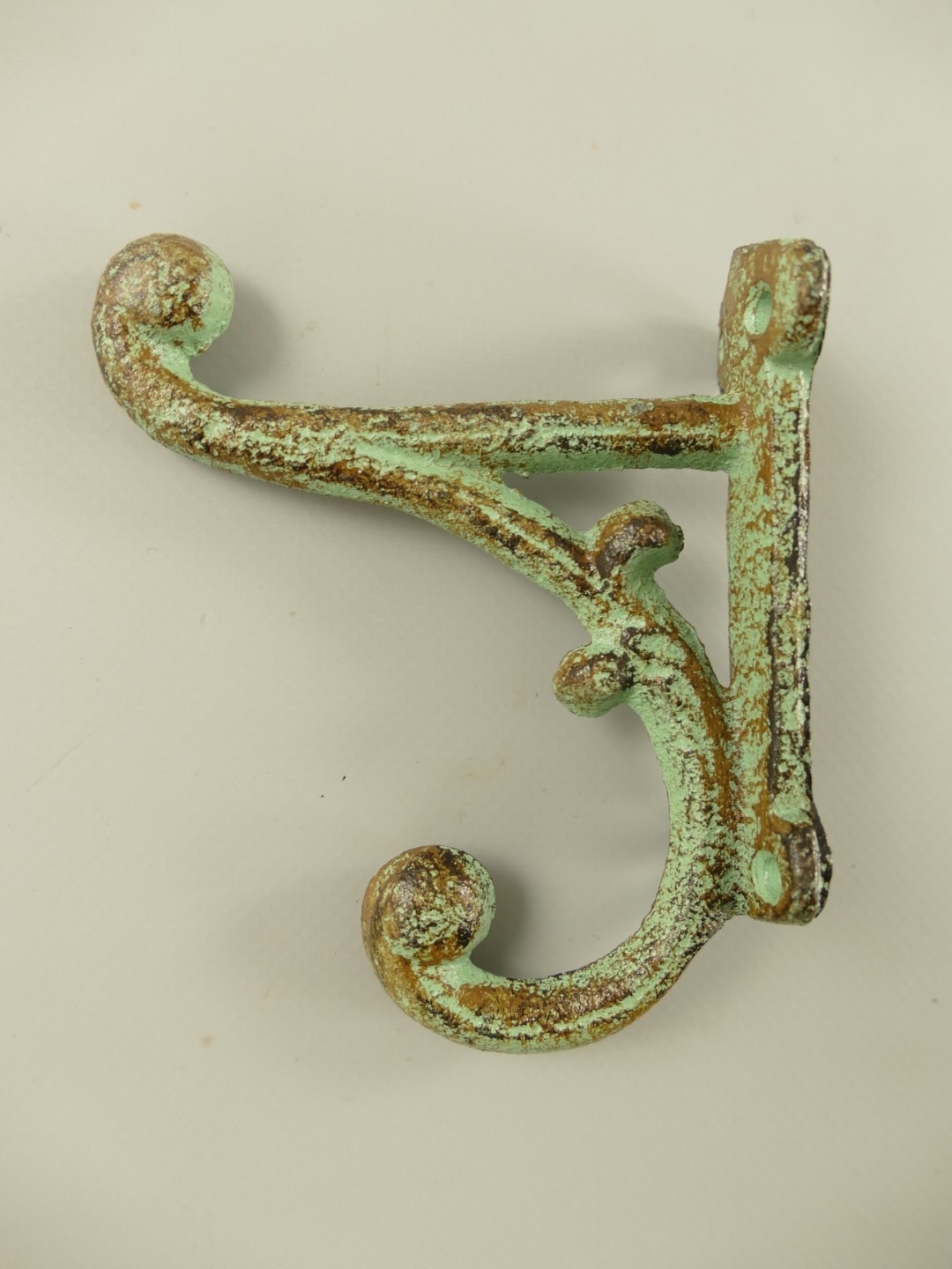 Wandhaken Gußeisen farbig H.11cm