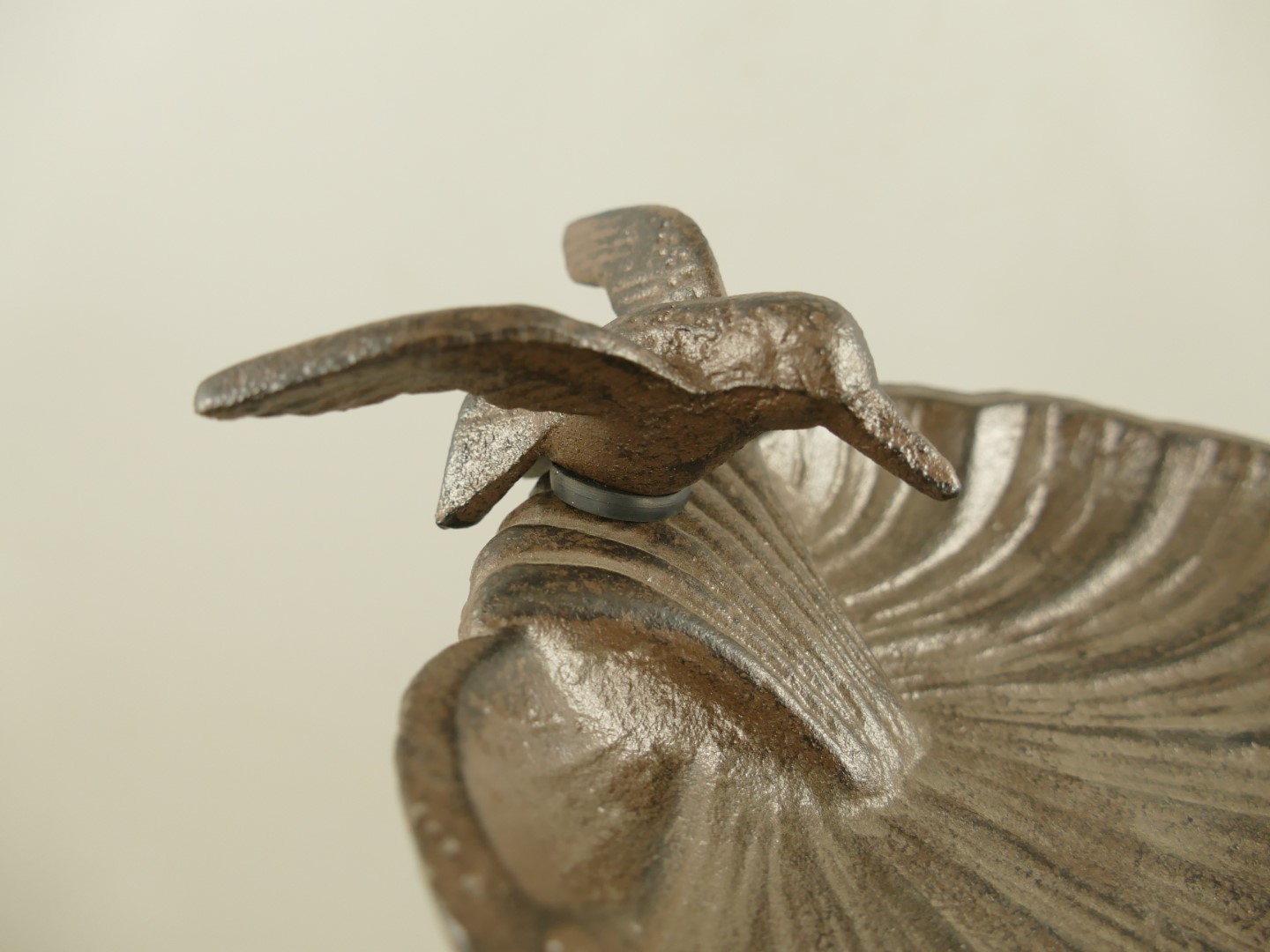 Vogeltränke eisen rustikal braun H.100x15cm