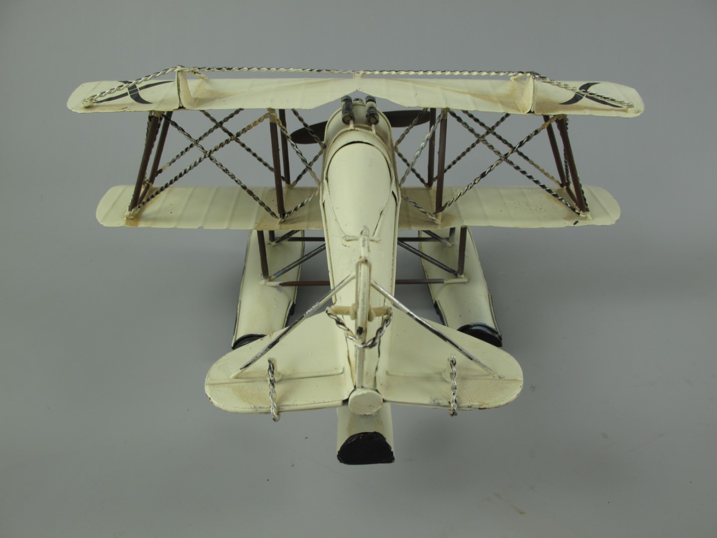 Wasserflugzeug Antik Eisen L.27x32cm