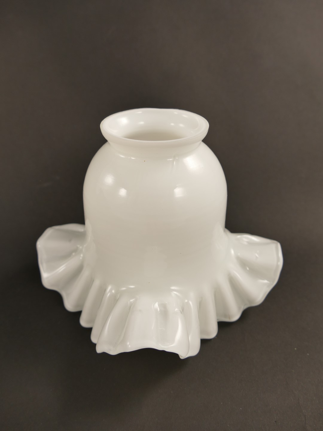 Lampenschirm weiss Gh.6cm H.11x15cm