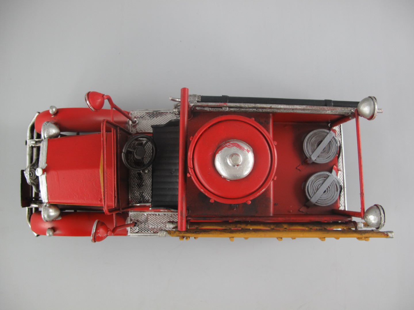 Feuerwehrwagen Antik Eisen L.36x17cm