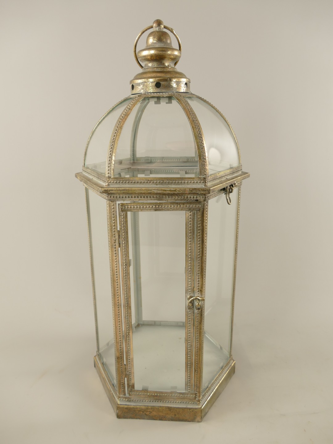 (*)Laterne Eisen rustikal farb. Set/3 H.31/43/60cm