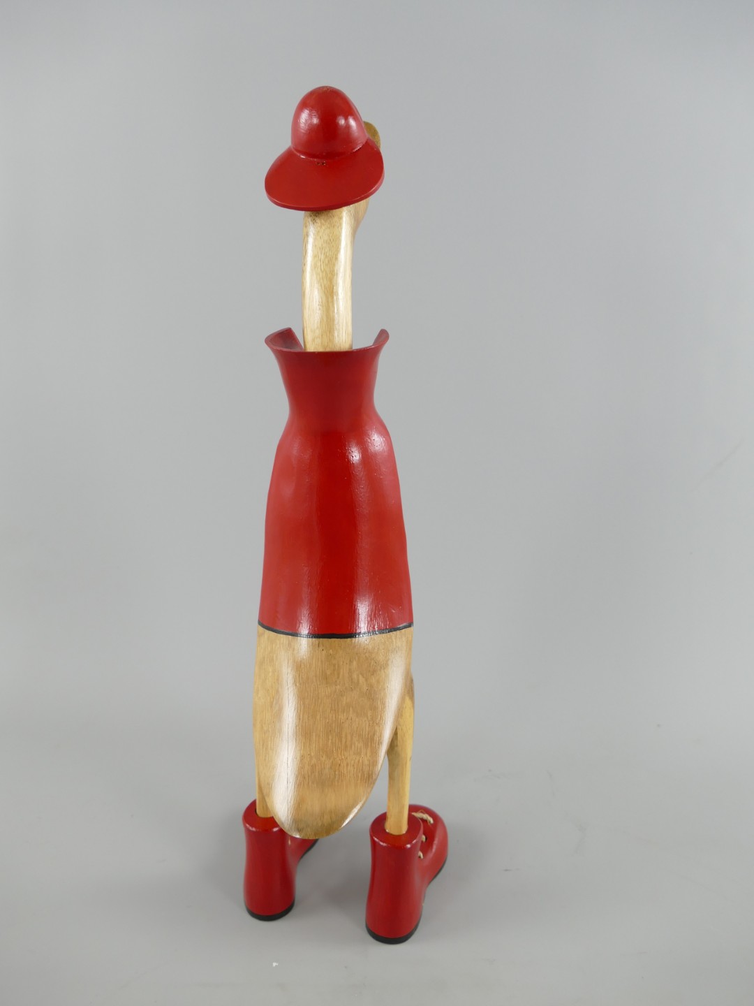 *NT TEAK Ente Feuerwehr H.50cm