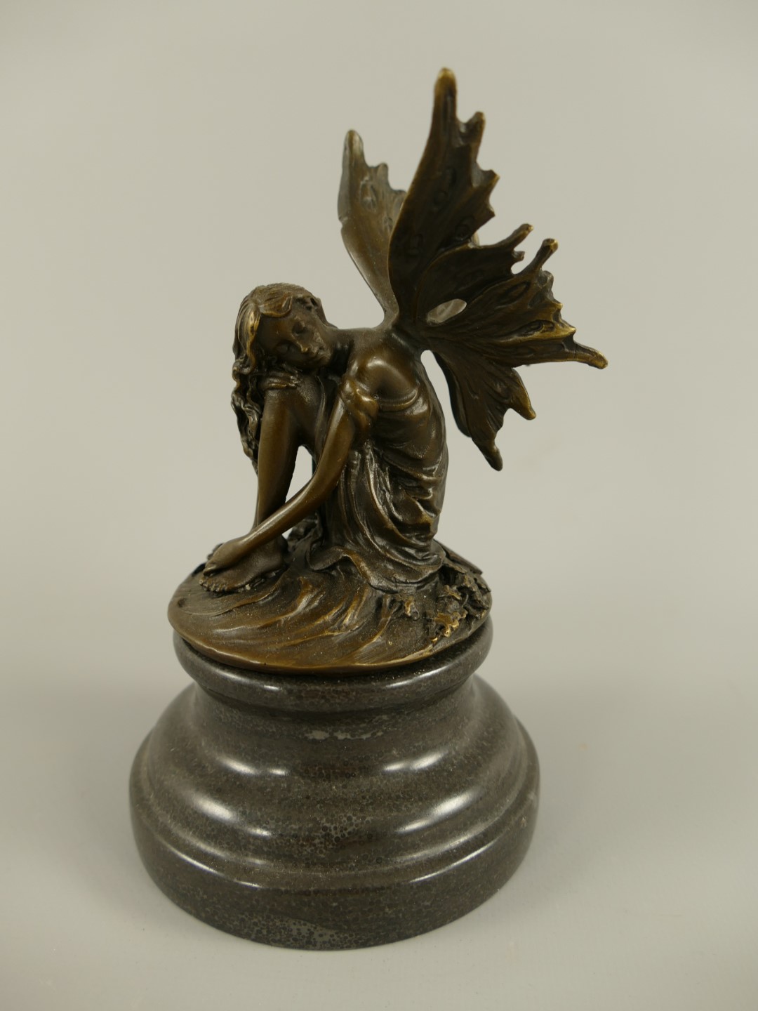 Bronze Figur Elfe H.16x10cm