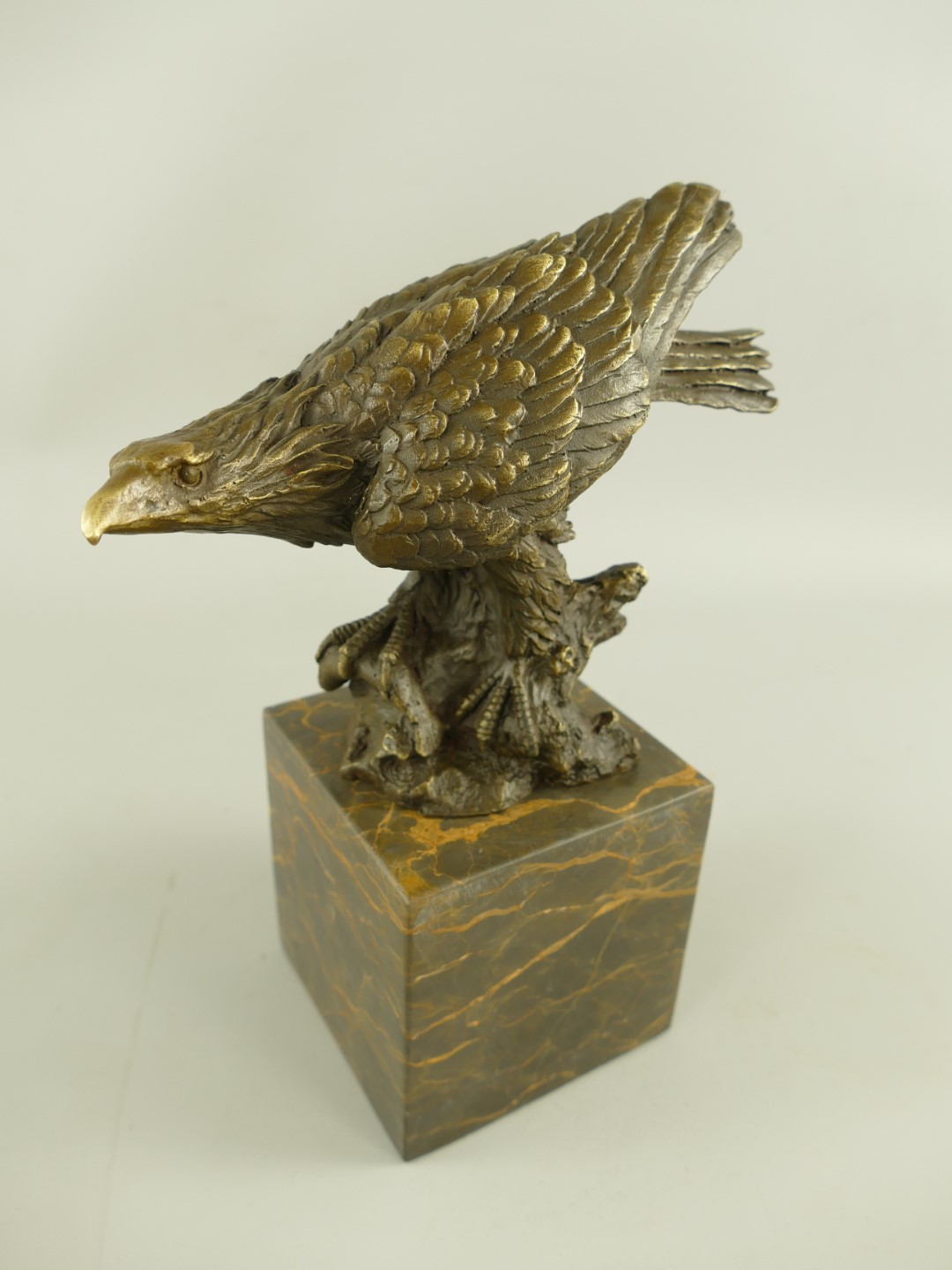 *RAUS*PREIS* Figur Bronze Adler H.25x20cm