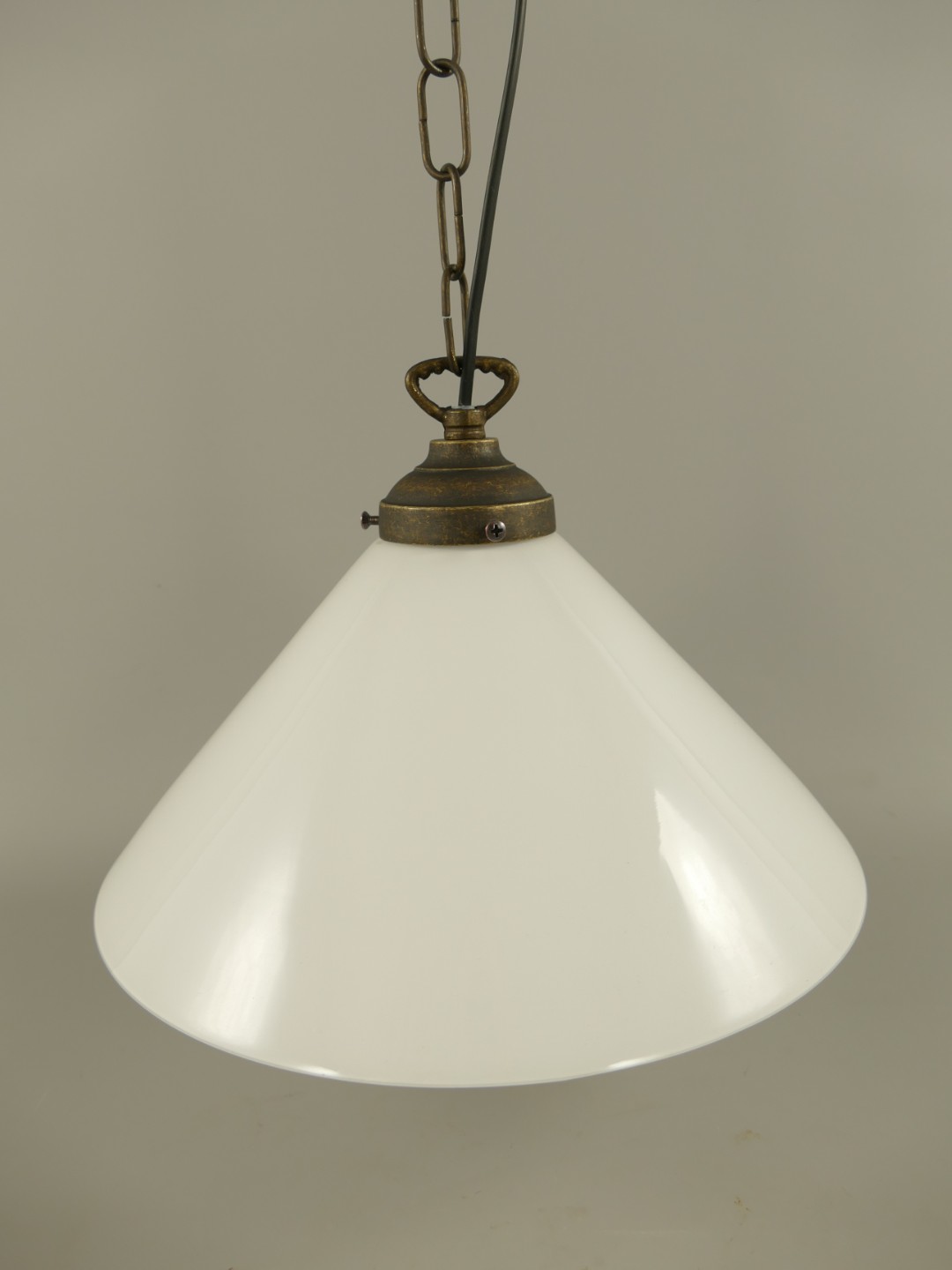 Schirm(D*30W) Lampe Messing(162.030B1) H.80cm