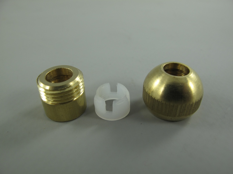 Zügentlaster Messing L.16x19mm (Kabel 2A)inw.M10x1
