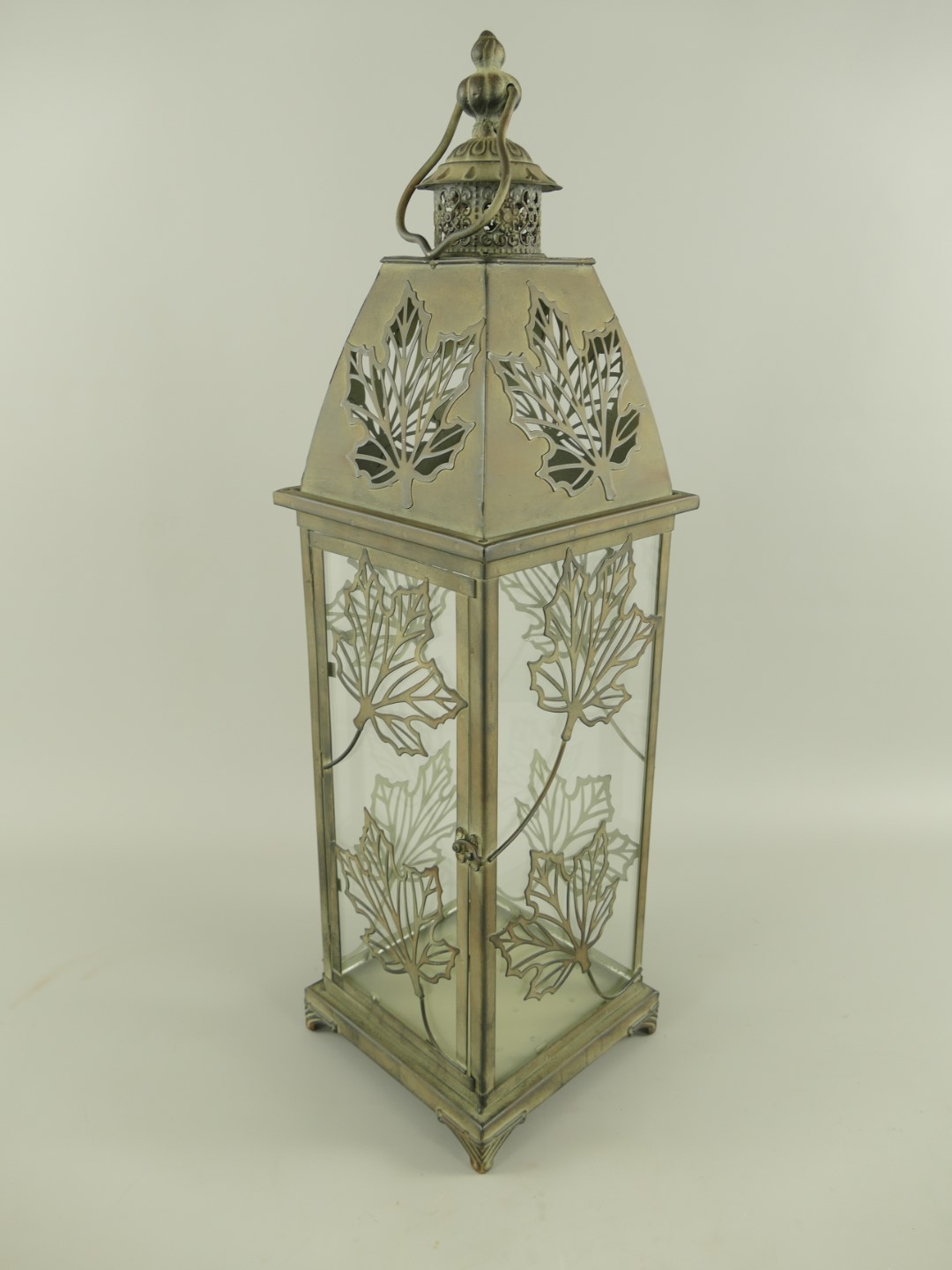 (*)Laterne rustikal Eisen farbe H.65x19cm