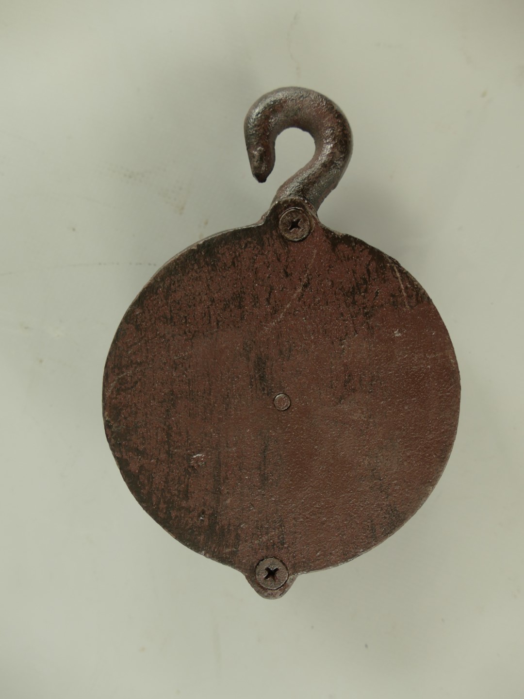 RAUS*PREIS Riemenscheibe Eisen braun Farb. H.15cm