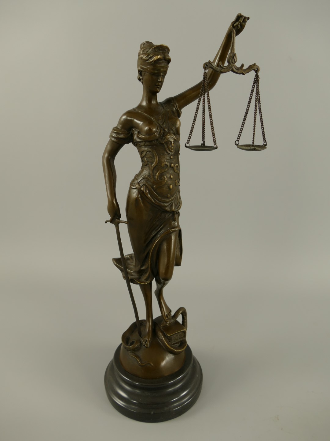 Justitia Bronze H.40x16cm