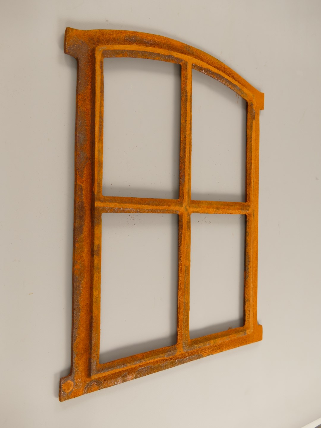 Fenster Gußeisen rostig farbig L.49x38cm