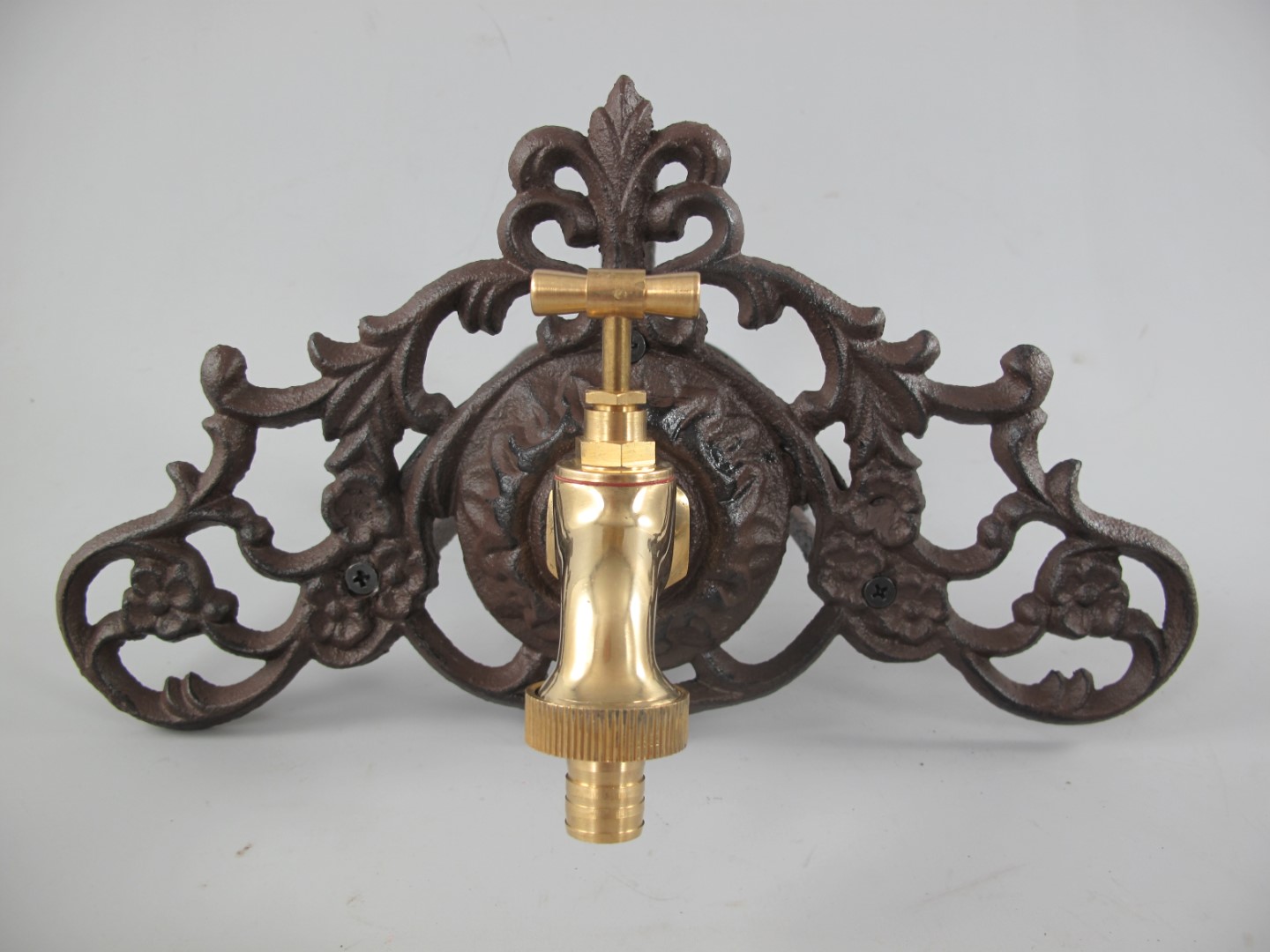 Schlauchhalt./Wasserhahn(3/4''')Eisen braun L.30cm