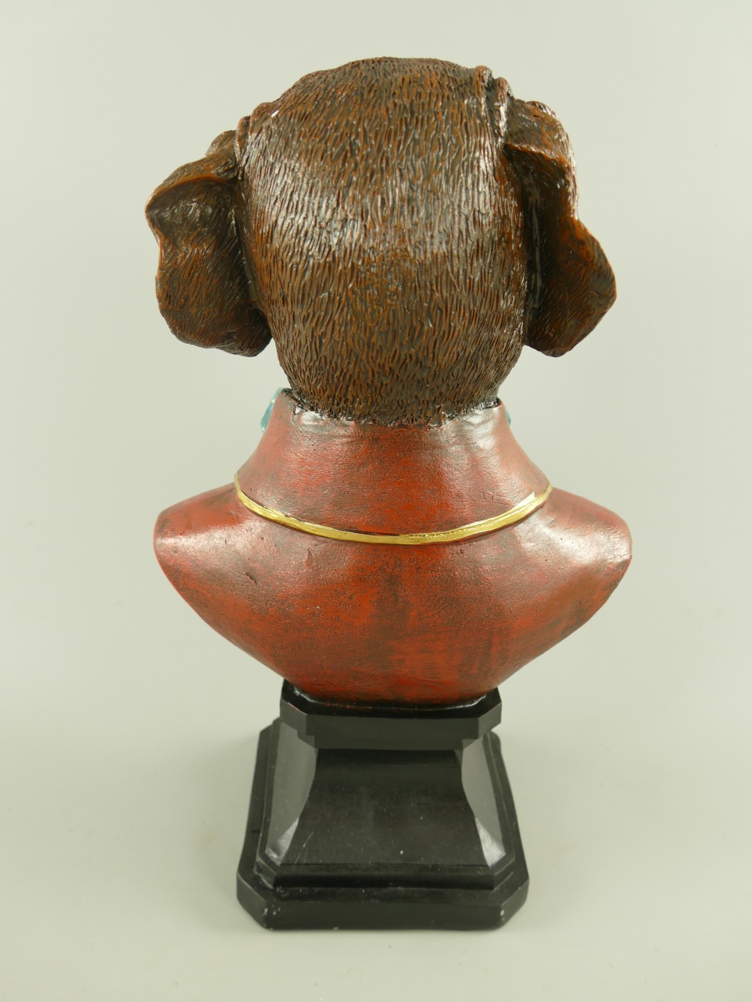 Figur Polystein Hund farbig H.40x23x16cm