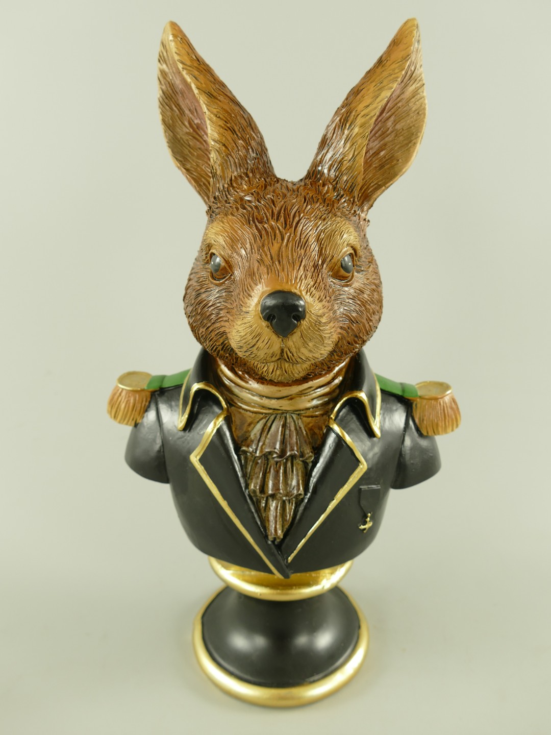 Figur Polystein Kaninchen farbig H.35x20x12cm