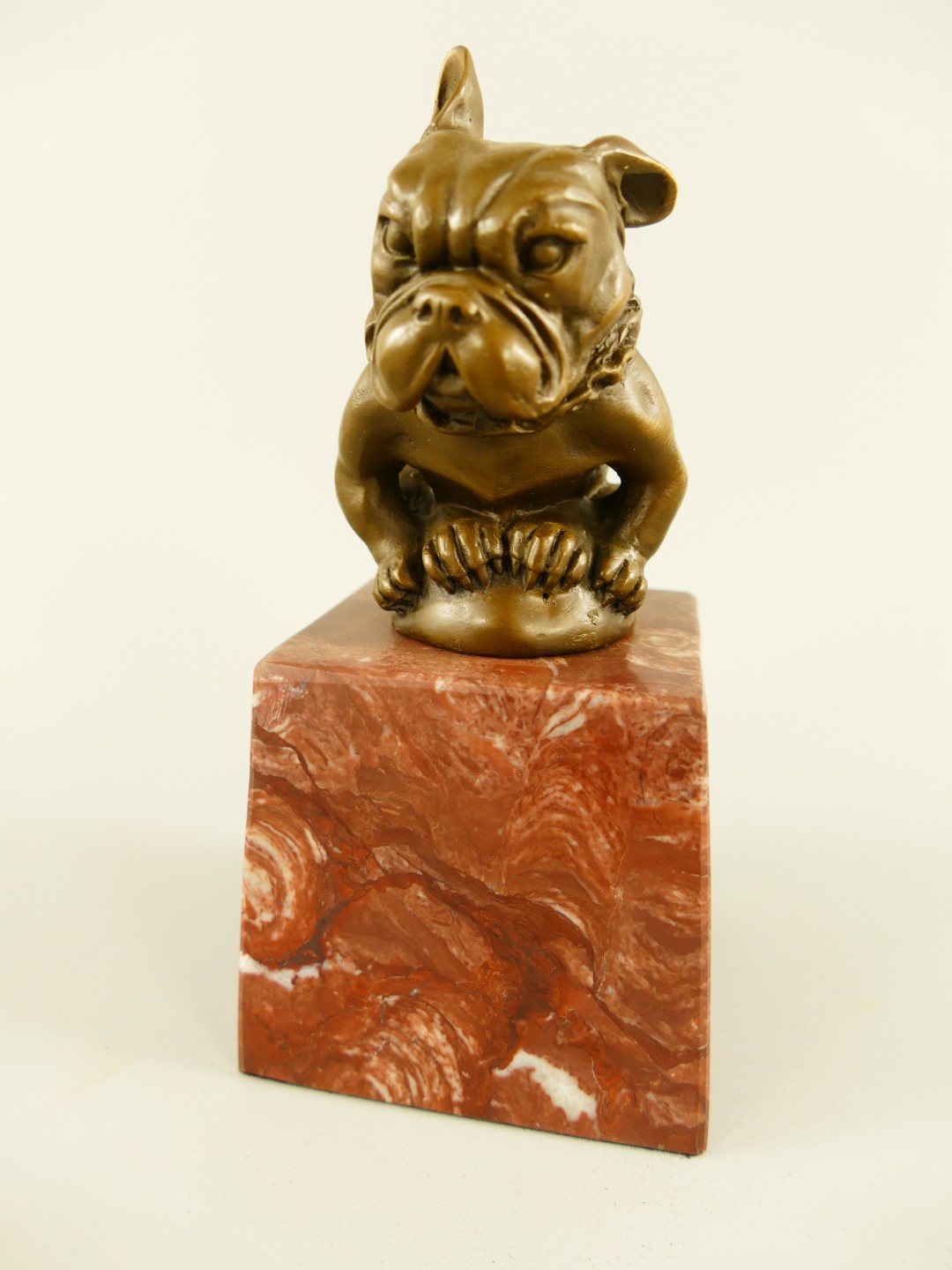 Figur Bronze Hund H.16x8cm