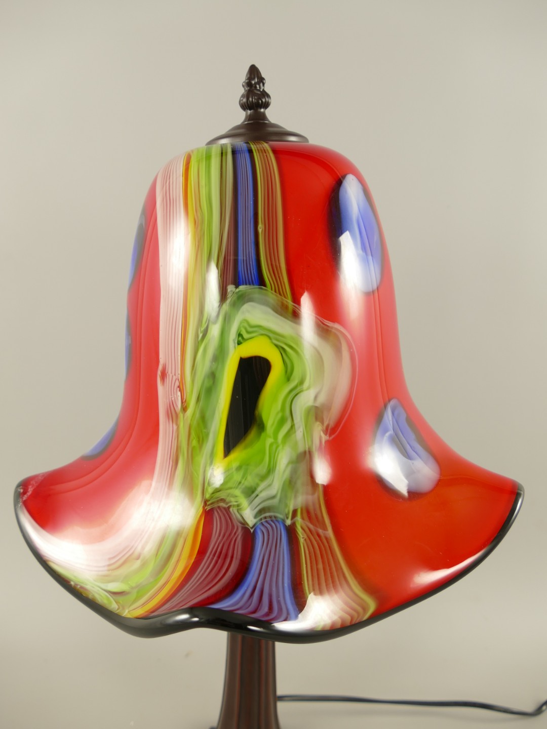 Lampenschirm/Fuss 122.595 Glas farbe H.53cm
